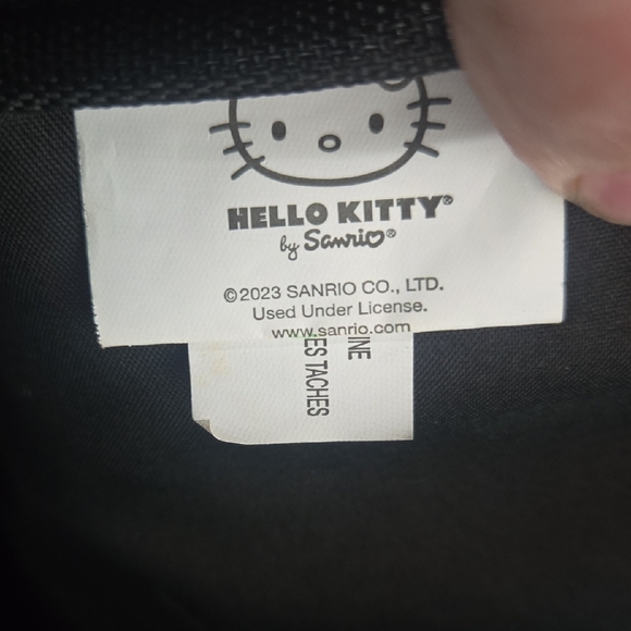 Sanrio Hello Kitty Polka Dot Backpack & Coin Pouch - Black/Red - Picture 8 of 9